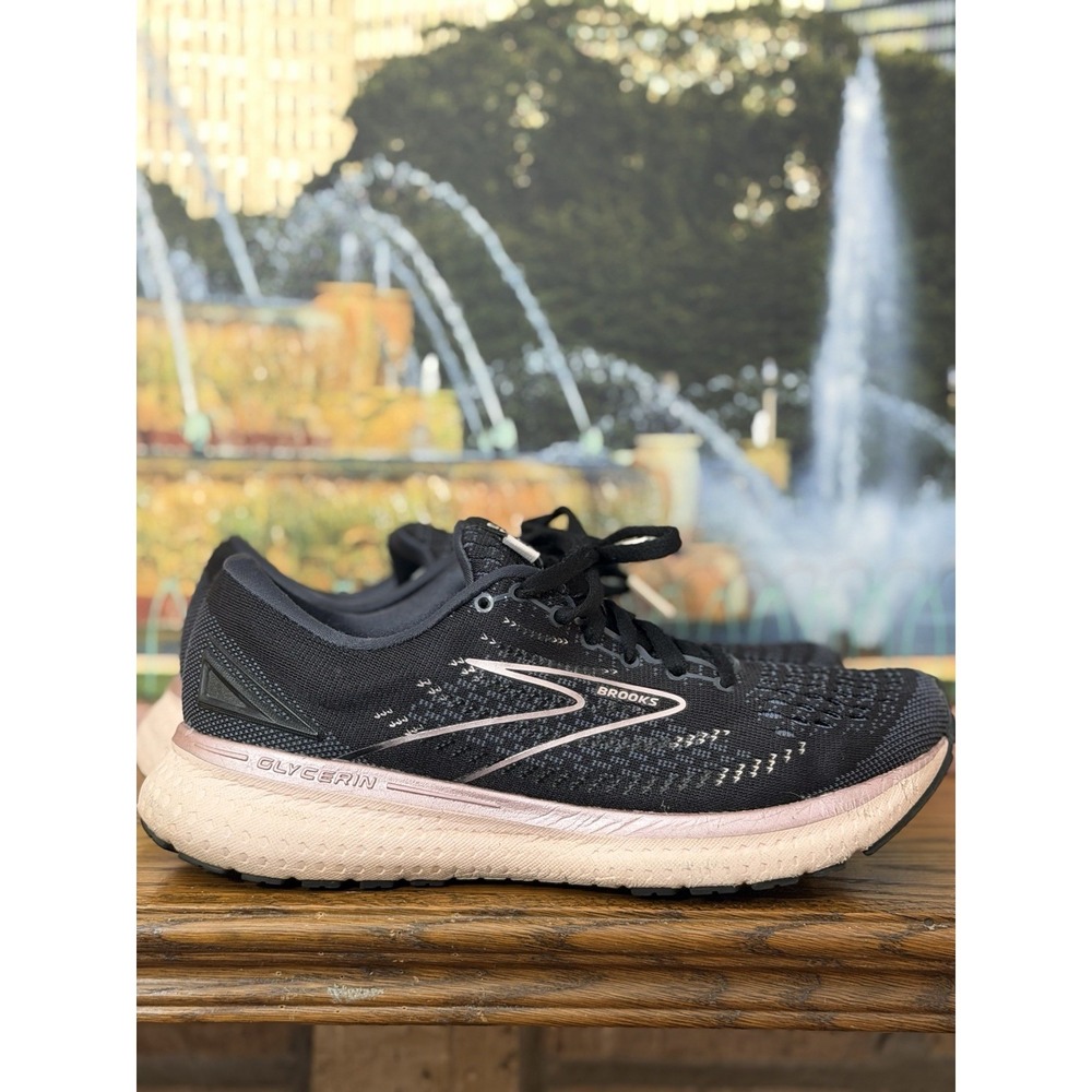 Brooks  Glycerin 19 Womens Size 7 B Running Shoes 1203431D074 Black Pink